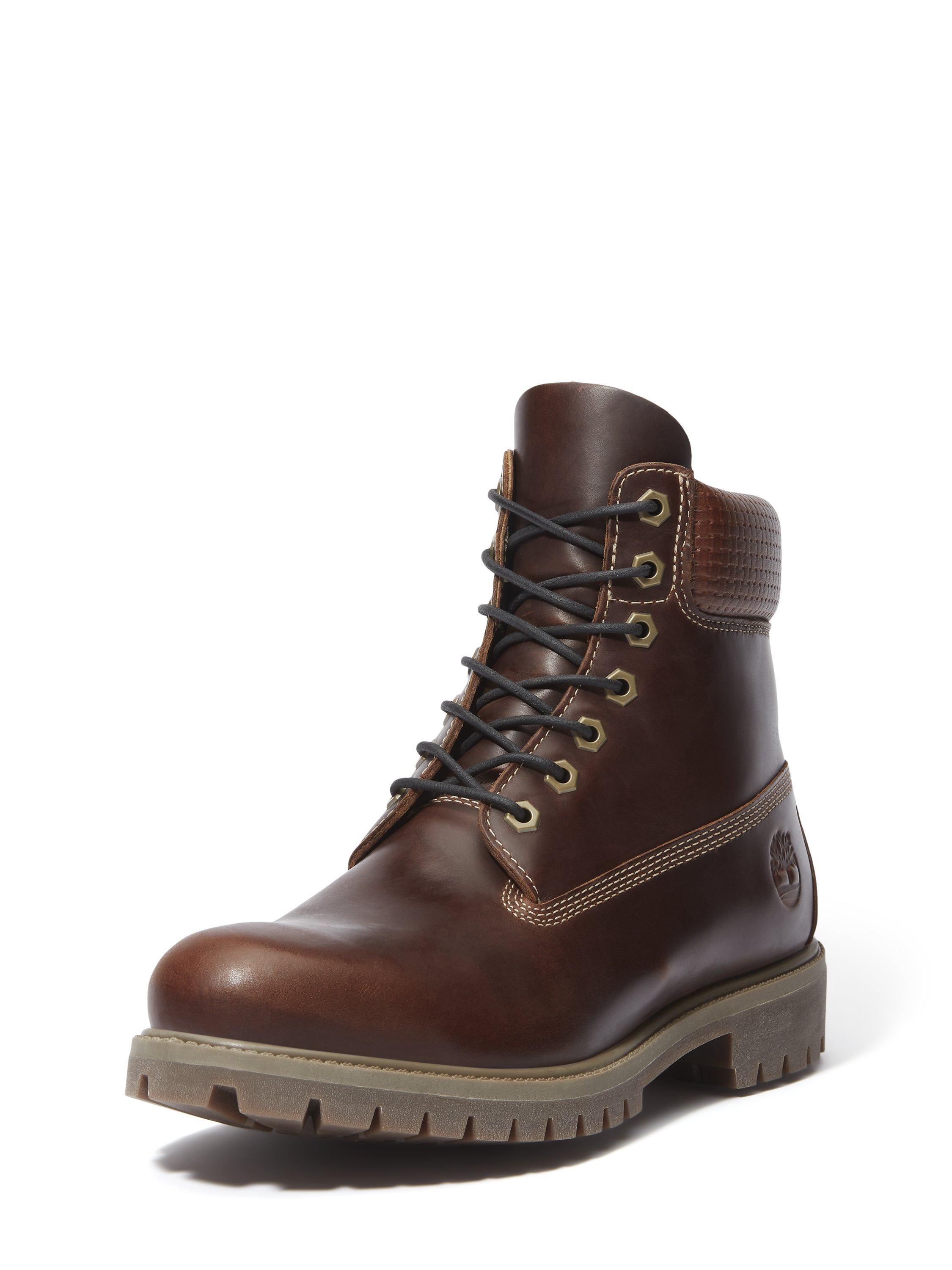 Product image 4 of 6, which shows Timberland Premium 6 Inch Leather Boots, Brown, 7