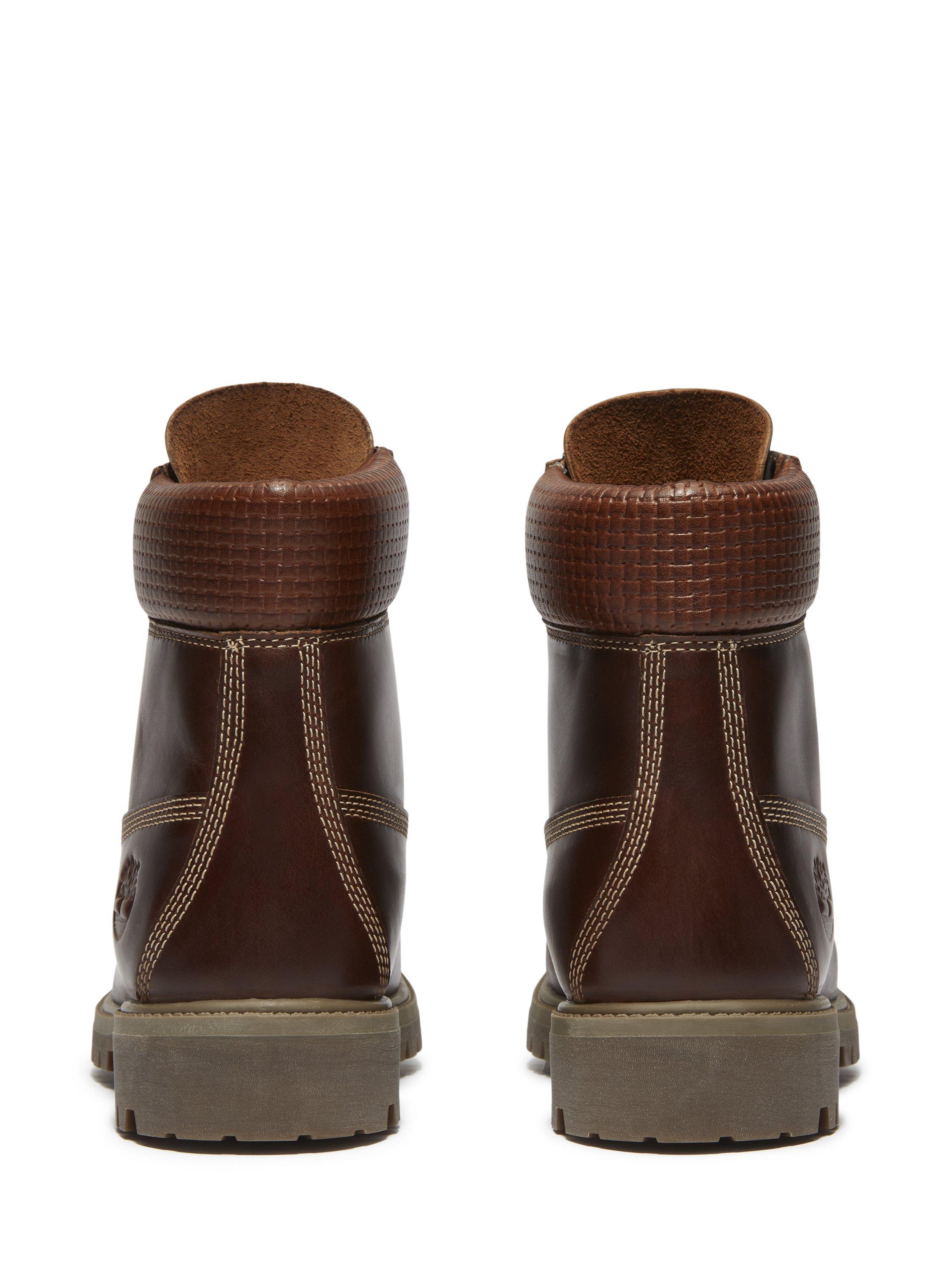 Product image 5 of 6, which shows Timberland Premium 6 Inch Leather Boots, Brown, 7