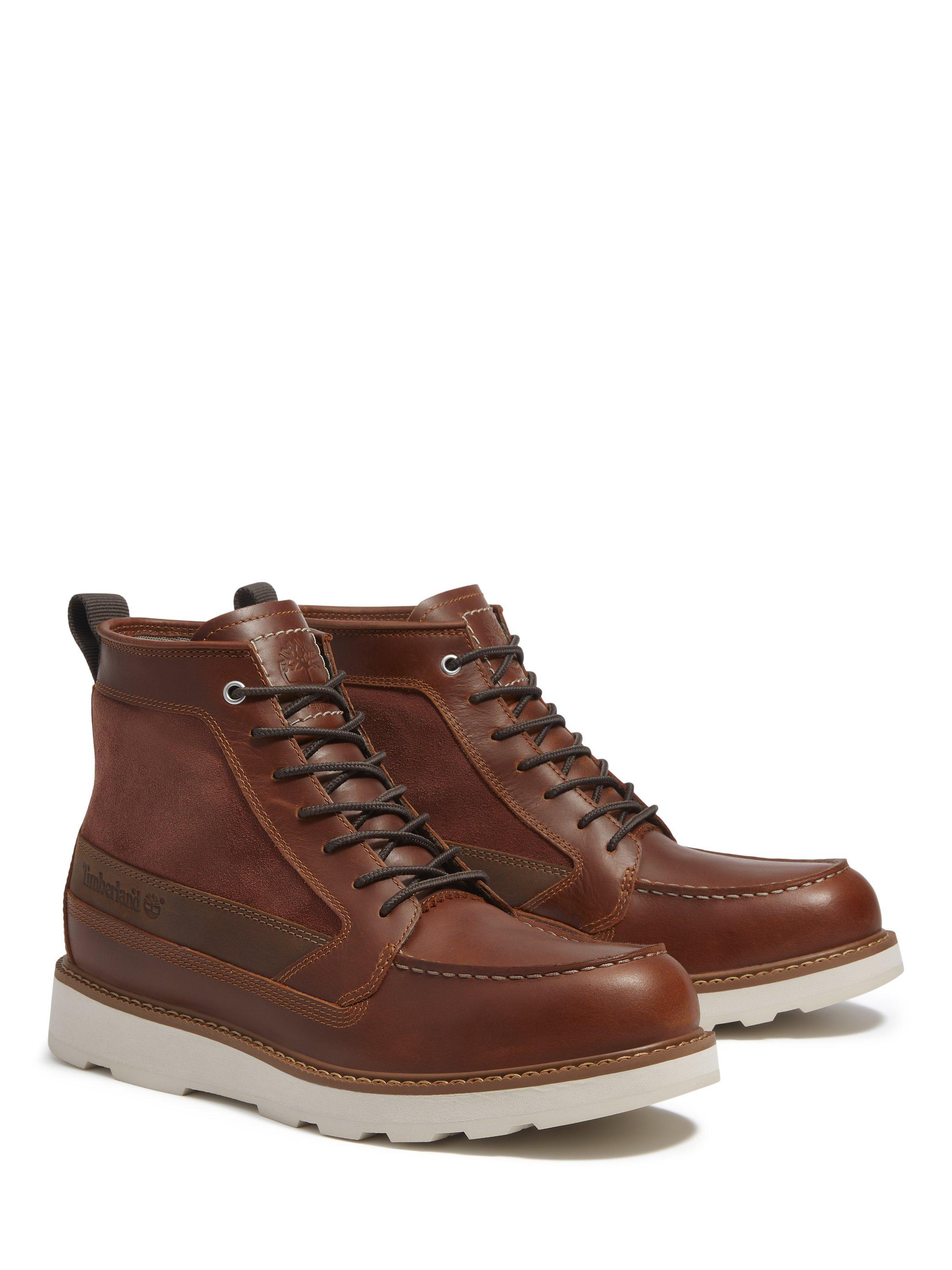 Product image 2 of 6, which shows Timberland Britton Mills Leather Boots, Brown, 7