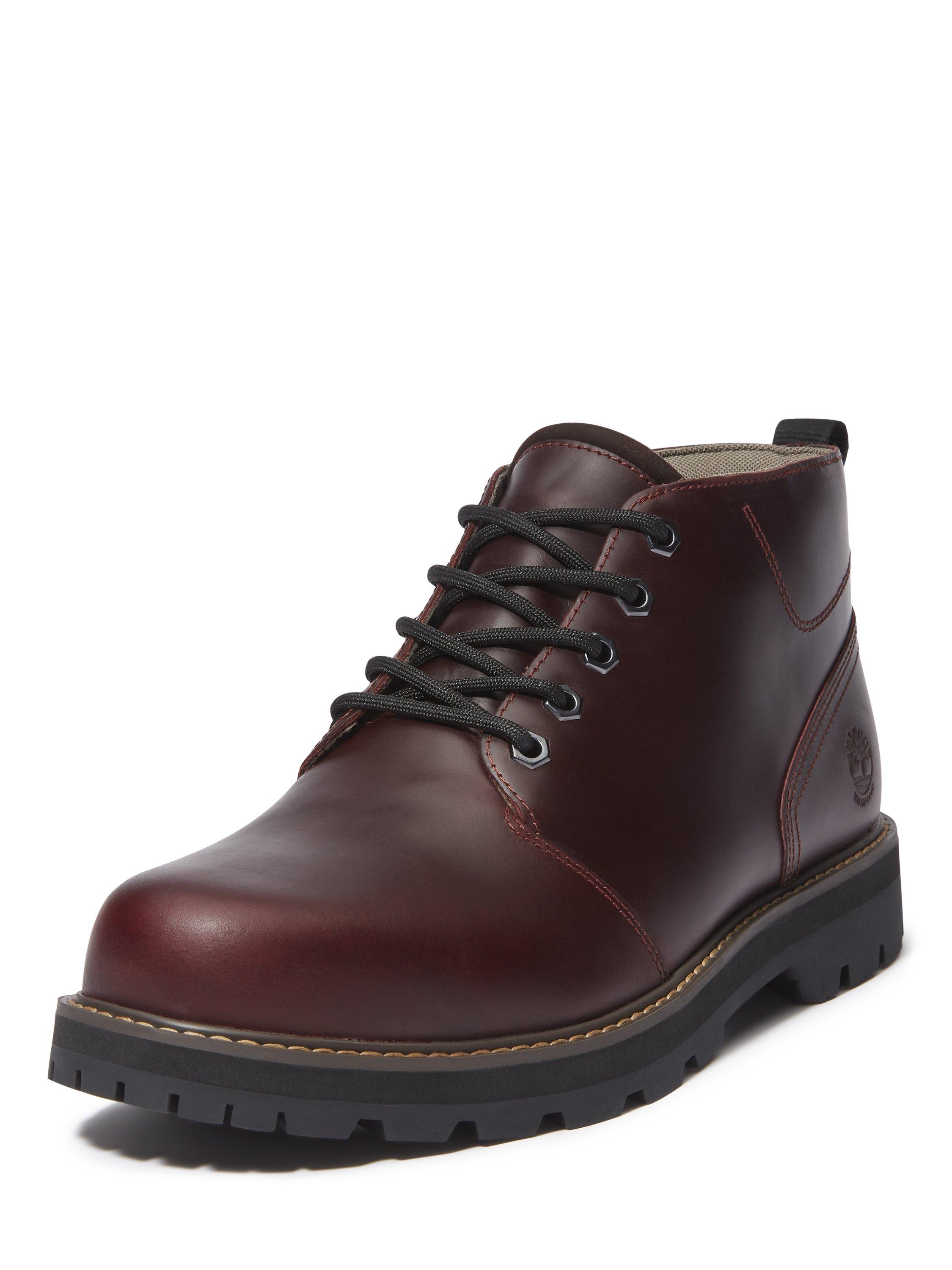Product image 4 of 7, which shows Timberland Britton Road Leather Chukka Boots, Wine, 12.5