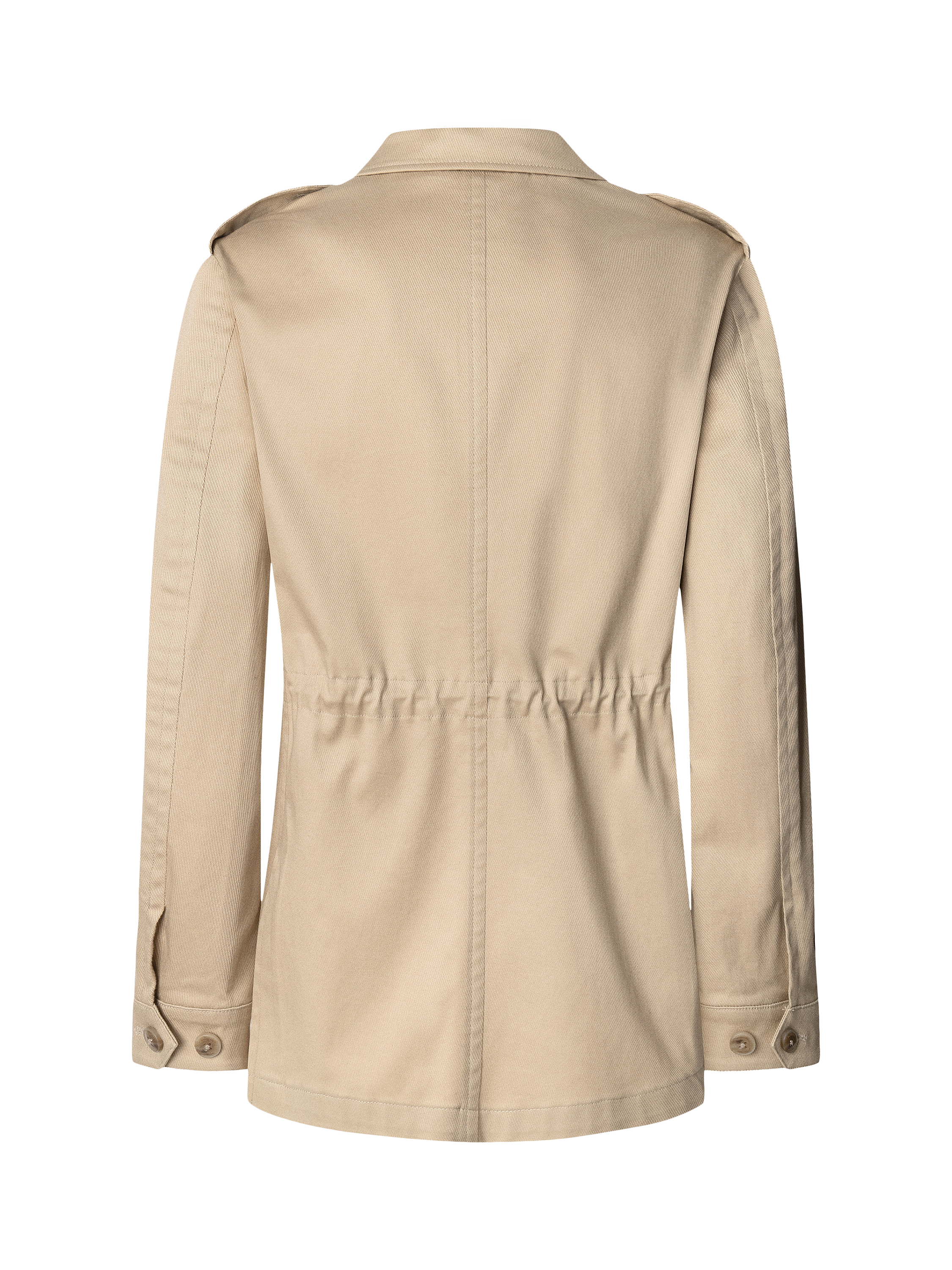 Product image 6 of 6, which shows Hackett London Safari Block Overshirt, Sand Beige, 48