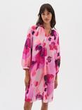 InWear Freyah Watercolour Tunic Dress, Pink/Multi