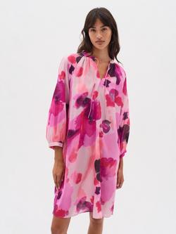InWear Freyah Watercolour Tunic Dress, Pink/Multi, Pink/Multi
