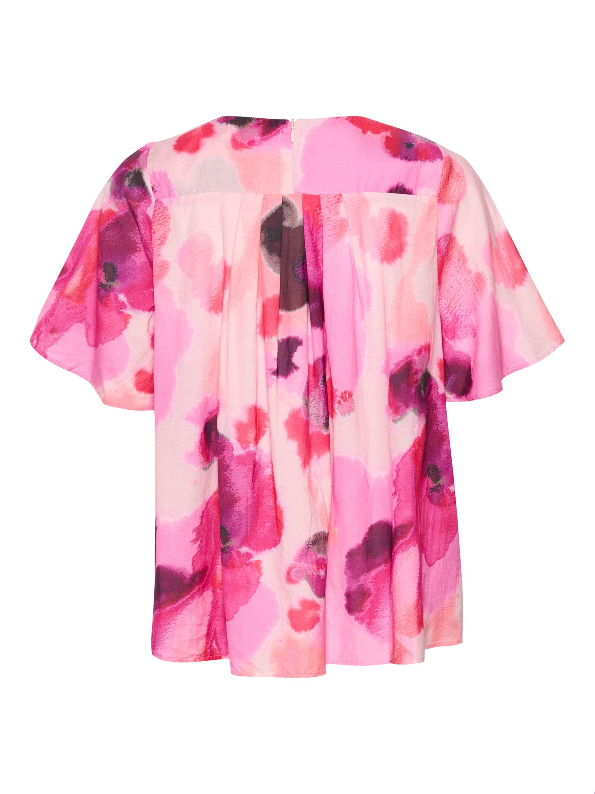 Product image 6 of 6, which shows InWear Freyah Watercolour Top, Pink/Multi, 8