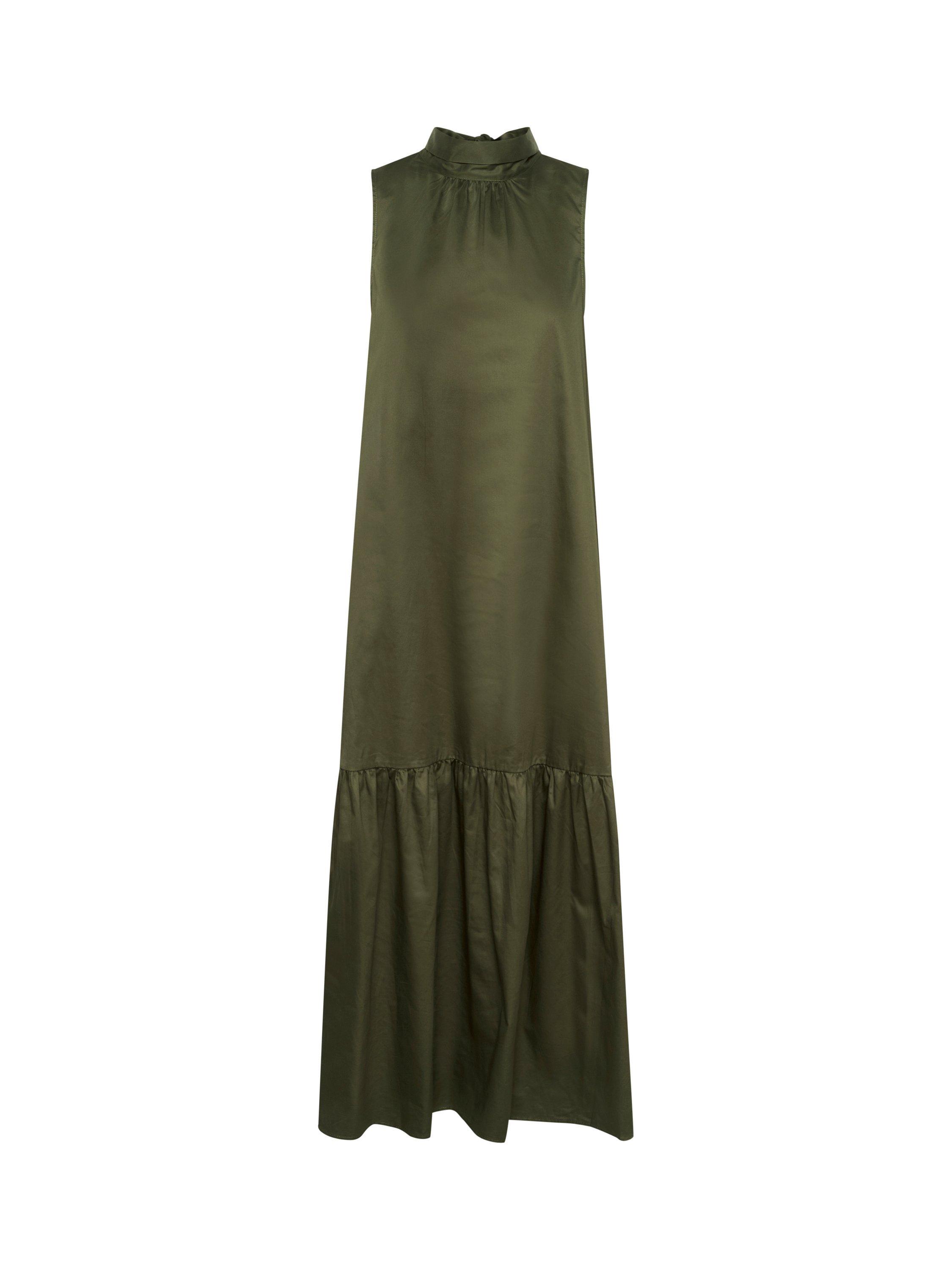 Product image 5 of 6, which shows Soaked In Luxury Daphny Cotton Maxi Dress, Grape Leaf, XS