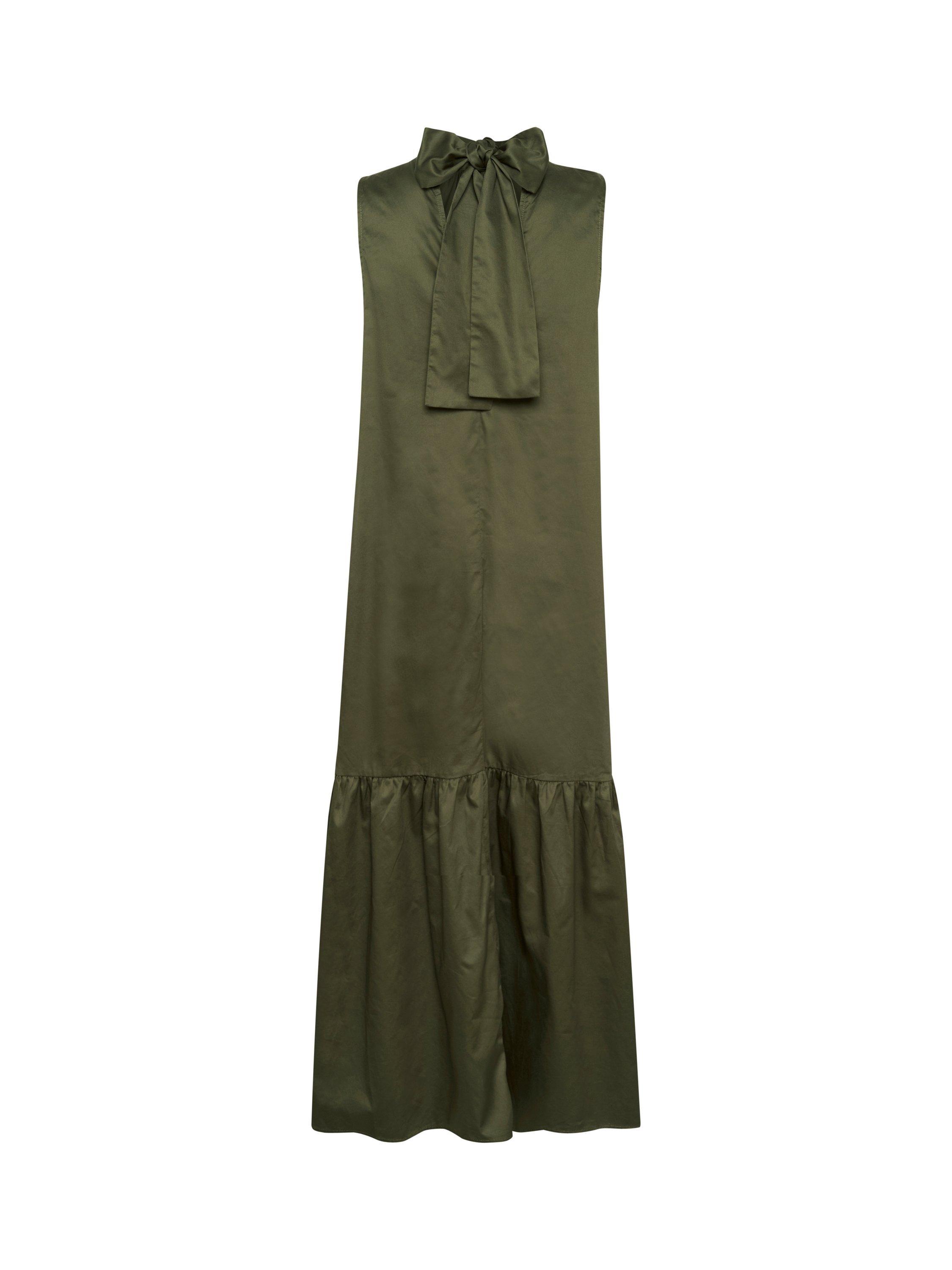Product image 6 of 6, which shows Soaked In Luxury Daphny Cotton Maxi Dress, Grape Leaf, XS