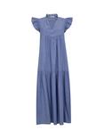 MOS MOSH Waldy Izha Frill Maxi Dress, Regatta
