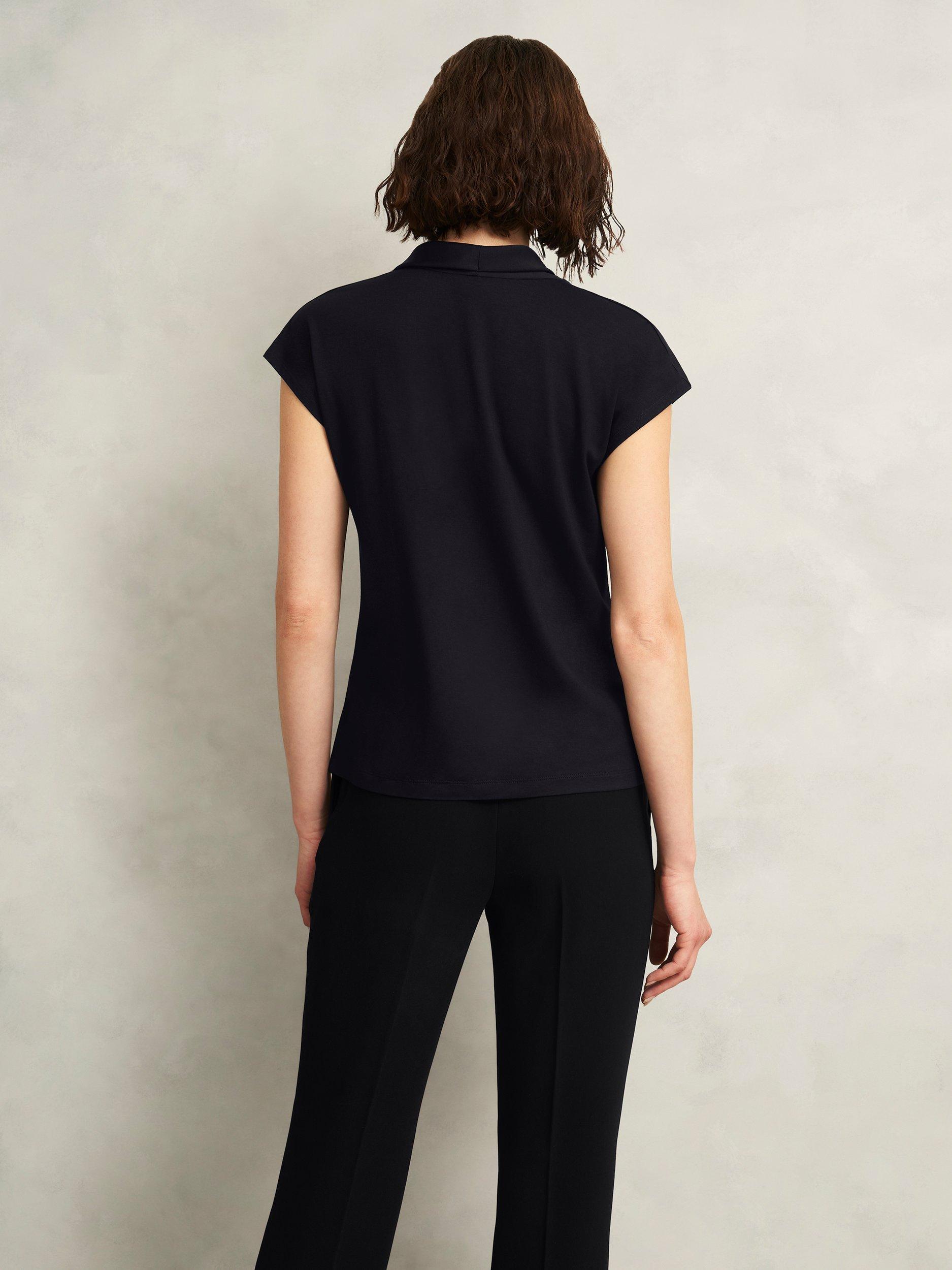 Product image 2 of 5, which shows Hobbs Miranda Top, Black, S