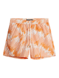 J.Lindeberg Banks Thunder Swimming Trunks, Orange/Multi
