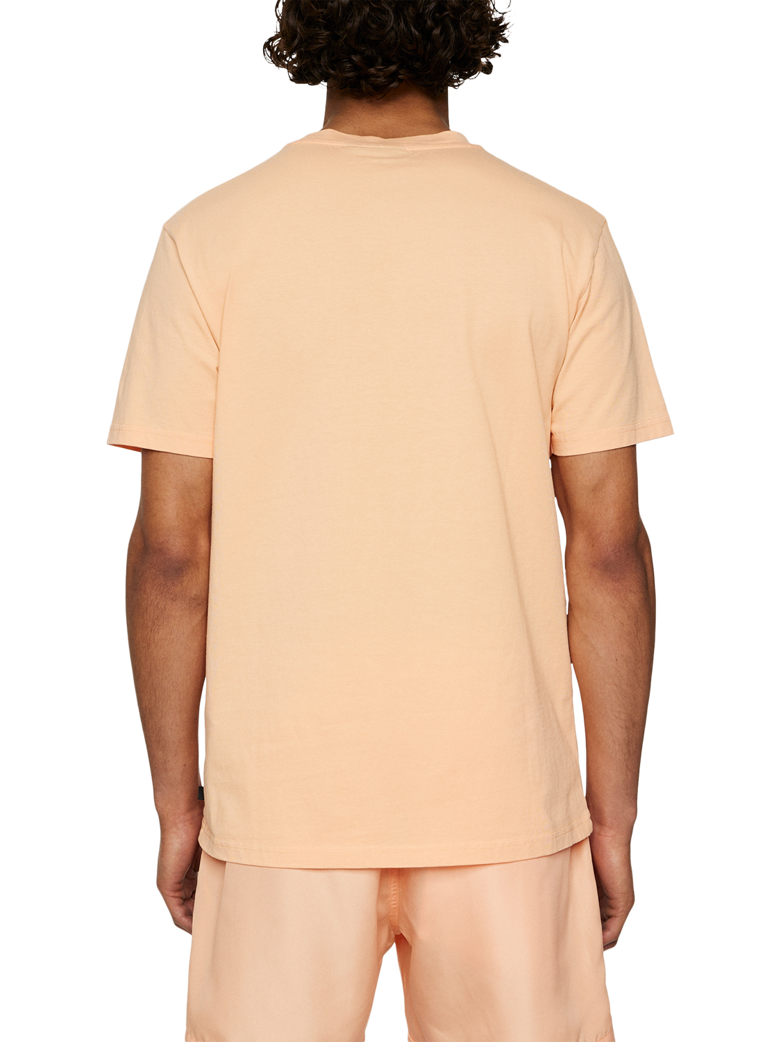 Product image 2 of 5, which shows J.Lindeberg Sid Cotton Basic T-Shirt, Mid Orange, L