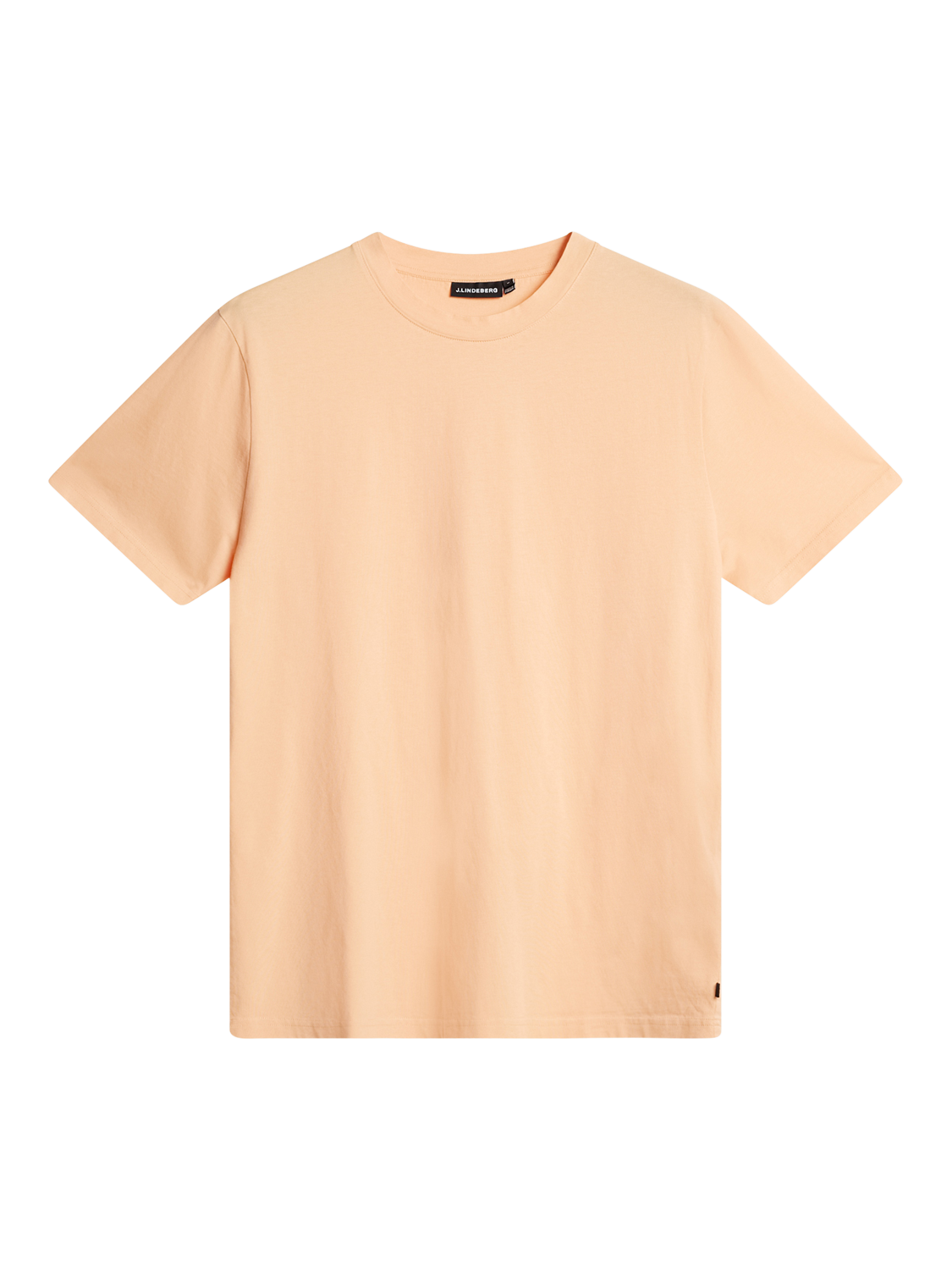 Product image 5 of 5, which shows J.Lindeberg Sid Cotton Basic T-Shirt, Mid Orange, L