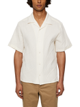 J.Lindeberg Donso Cotton Blend Regular Fit Shirt, Natural Cream