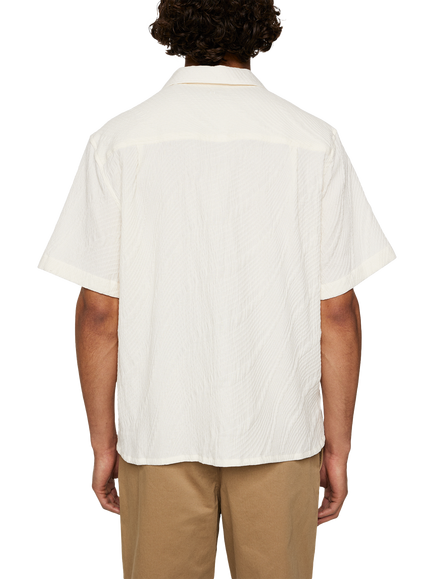 J.Lindeberg Donso Cotton Blend Regular Fit Shirt, Natural Cream - view 2, Natural Cream