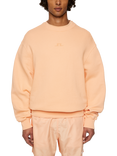J.Lindeberg Callan Cotton Logo Sweatshirt, Mid Orange