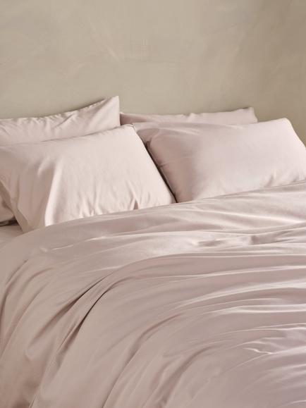 Bedfolk Luxe Cotton Bedding, Rose