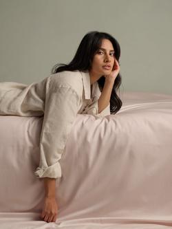 Bedfolk Luxe Cotton Bedding - view 2, Rose