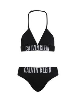 Calvin Klein Kids' Triangle Bikini Set, Black, Pvh Black