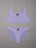 Calvin Klein Kids' CK Monogram Bikini Set, Persian Violet