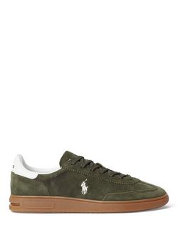 Polo Ralph Lauren Bedford Suede Trainers, Armadillo, Armadillo