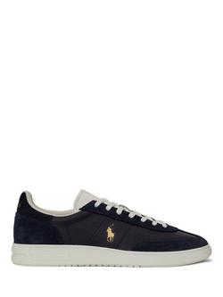 Polo Ralph Lauren Bedford Leather Trainers, Navy, Navy