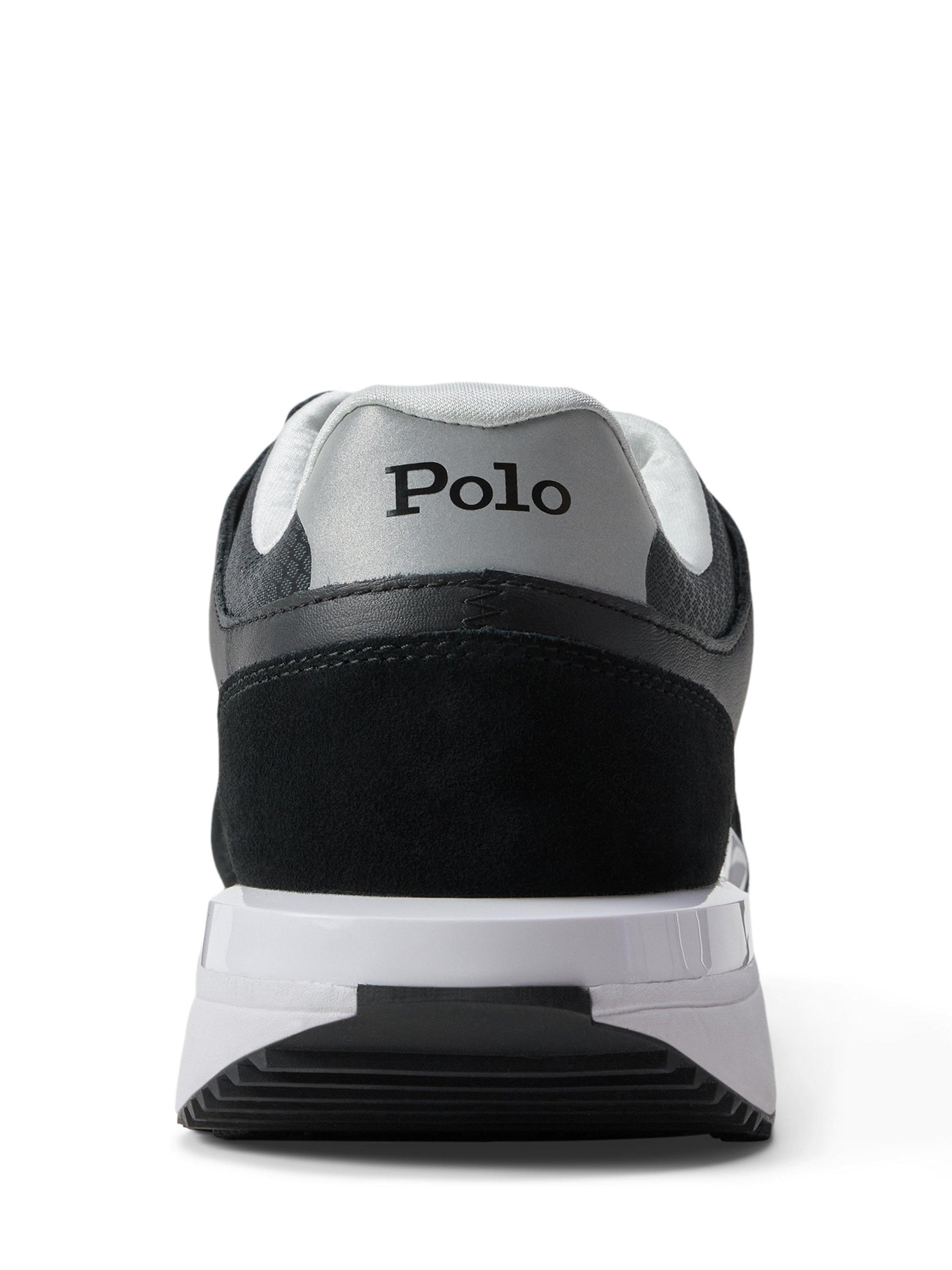 Product image 4 of 5, which shows Polo Ralph Lauren Train 89 V2 Trainers, Black, 7