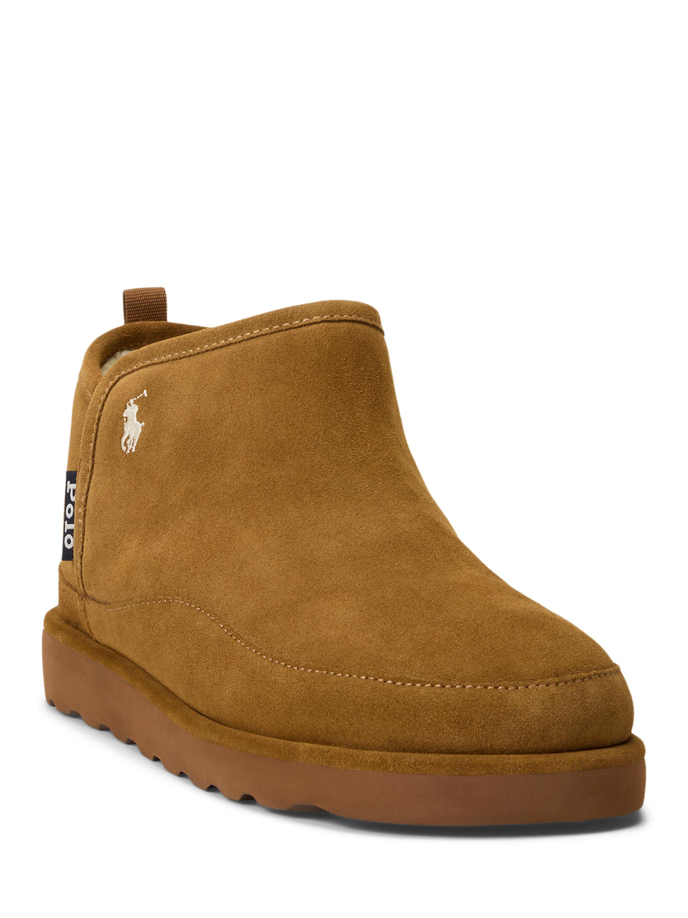 Product image 2 of 4, which shows Polo Ralph Lauren Reade Slipper Boots, Chestnut, 10