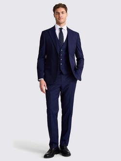 Moss Tailored Fit Stretch Suit Jacket - view 2, Ink