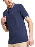 Ben Sherman House Collar Logo Pique Polo Shirt