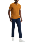 Ben Sherman Signature Pique Polo Shirt, Caramel