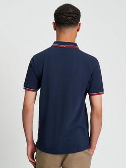 Ben Sherman Signature Pique Polo Shirt - view 2, Dark Navy