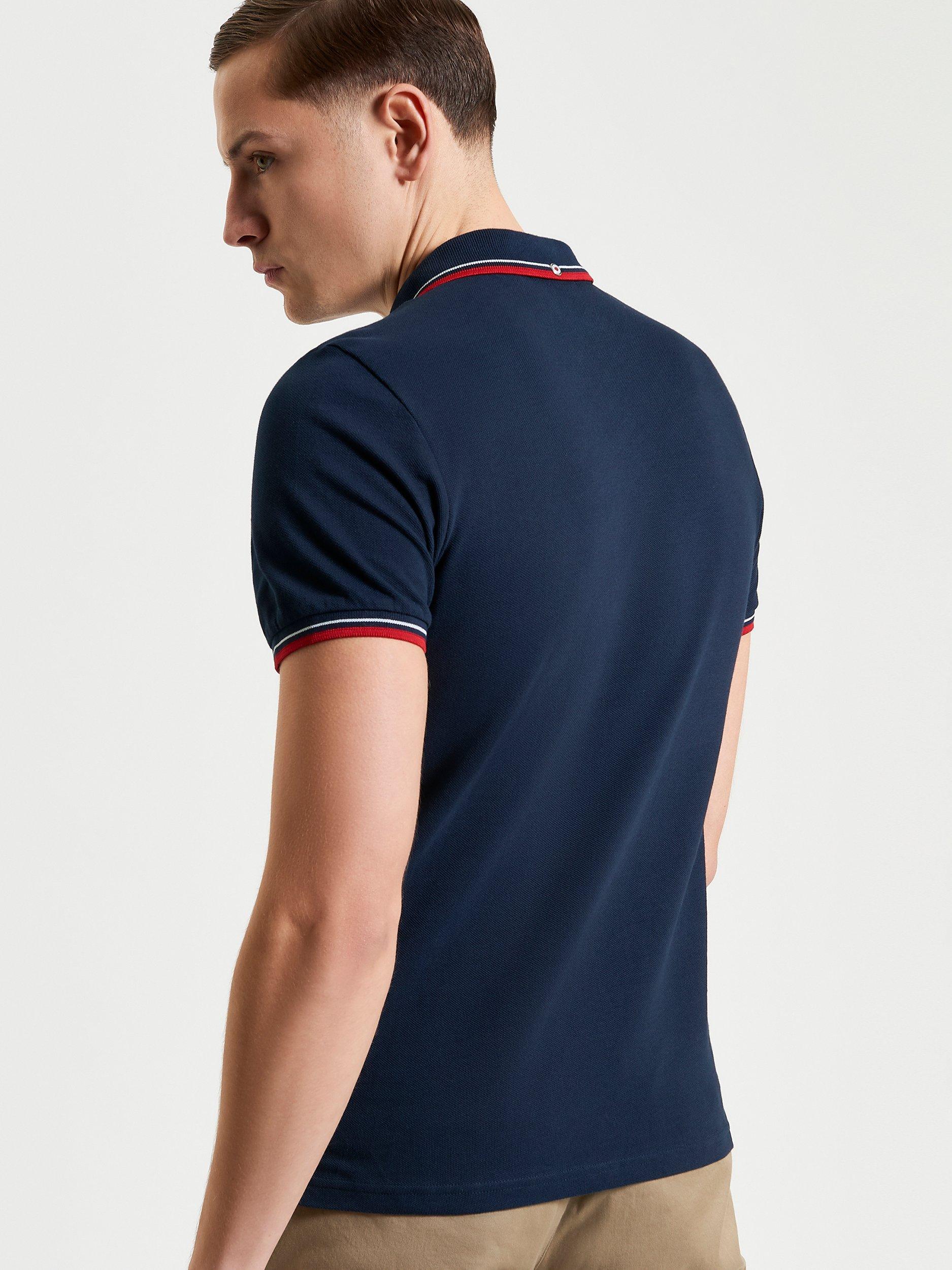 Product image 3 of 5, which shows Ben Sherman Signature Pique Polo Shirt, Dark Navy, S