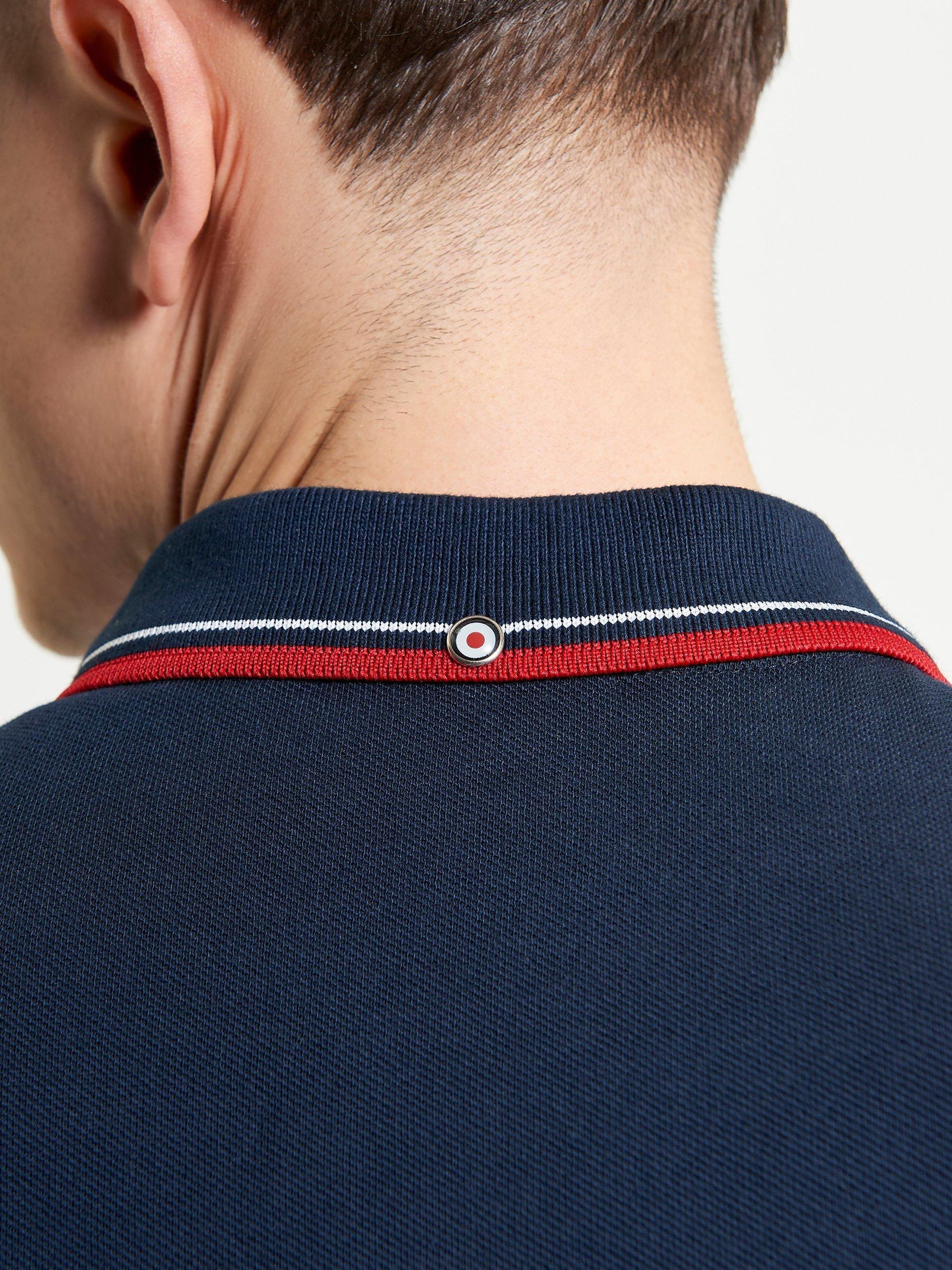 Product image 4 of 5, which shows Ben Sherman Signature Pique Polo Shirt, Dark Navy, S