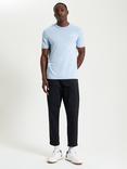 Ben Sherman Organic Cotton Regular Fit Short Sleeve Signature T-Shirt, Pale Blue