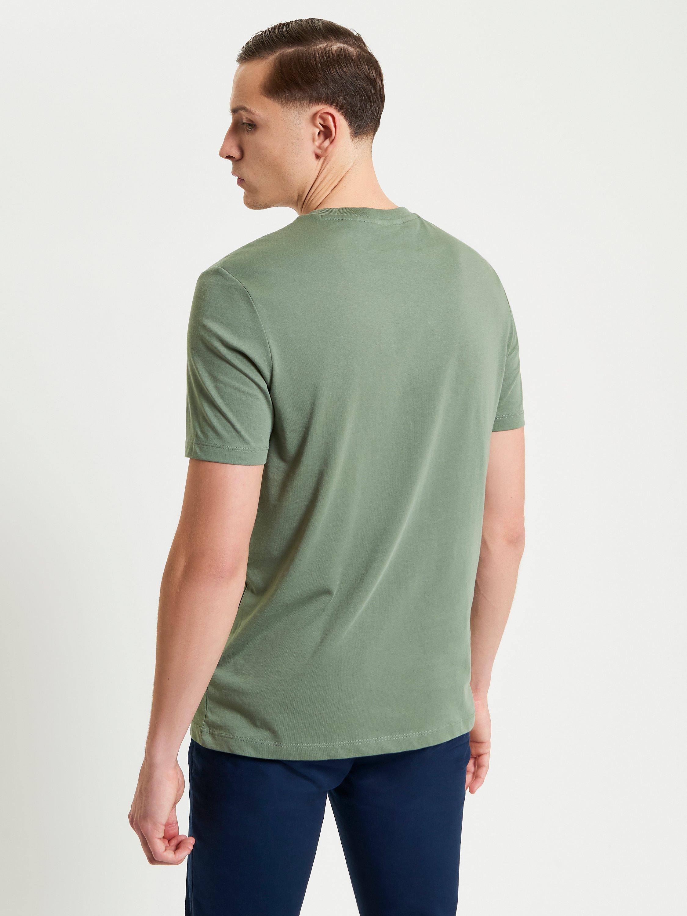 Product image 3 of 5, which shows Ben Sherman Organic Cotton Regular Fit Short Sleeve Signature T-Shirt, Pale Khaki, S