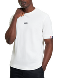Ben Sherman Organic Cotton Regular Fit Tipped Pique T-Shirt, Snow White