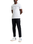Ben Sherman Organic Cotton Regular Fit Short Sleeve Graphic T-Shirt, White/Multi