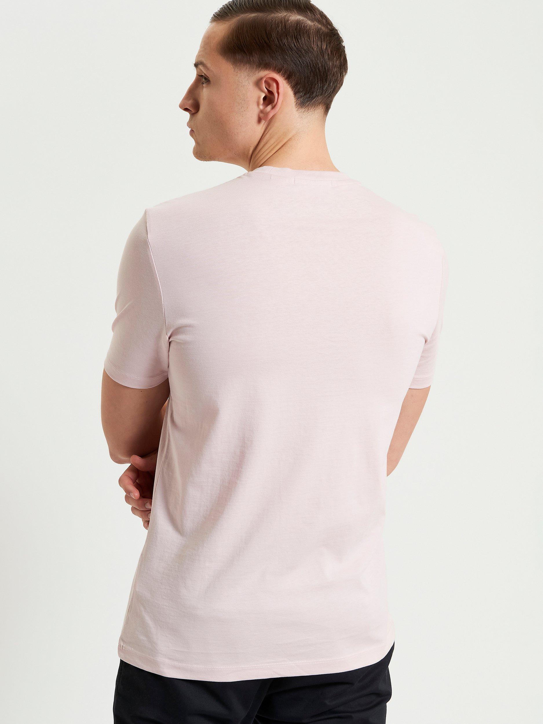 Product image 3 of 5, which shows Ben Sherman Organic Cotton Regular Fit Amalfi Graphic T-Shirt, Blush Pink, S