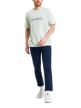 Ben Sherman Organic Cotton Regular Fit Music Poster Graphic T-Shirt, Light Green