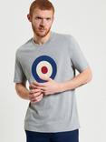 Ben Sherman Organic Cotton Regular Fit Logo T-Shirt, Grey/Multi