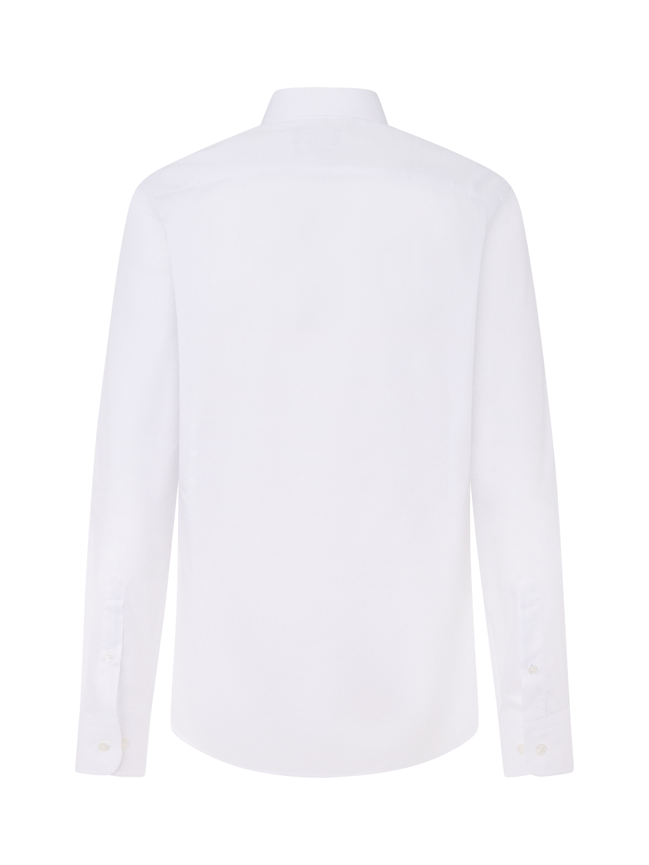 Product image 8 of 11, which shows Hackett London Tailored Fit Cotton Twill Shirt, White, L