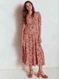 Boden Rosie Floral Midi Godet Tea Dress