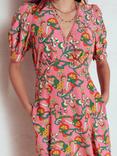 Boden Rosie Floral Midi Godet Tea Dress