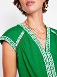 Boden Hazel Sleeveless Embroidered Cotton Top