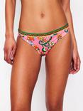 Boden Classic Swirling Floral Bikini Bottoms, Pink/Multi