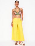 Boden Ios Floral V Panel Tie Up Bikini Top