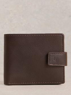 White Stuff Rufus Leather Wallet, Dk Brown