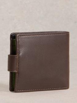 White Stuff Rufus Leather Wallet - view 2, Dk Brown