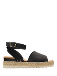 V.GAN Vegan Dragon Espadrille Sandals, Black