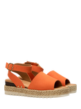 V.GAN Vegan Dragon Espadrille Sandals, Orange