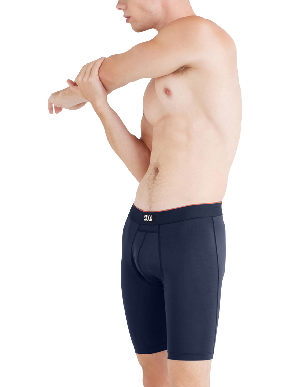 Product image 2 of 6, which shows SAXX Multi Sport Mesh Logo Trunks, Pack of 2, Multi Multi, S